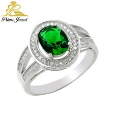 Gümüş Zirkon Taşlı Yüzük